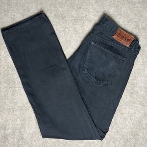 Polo Ralph Lauren 867 Classic Fit Hudson Black Jeans Mens 33x32 Straight Leg